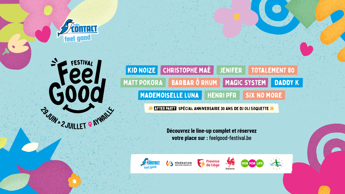 FeelGood Festival du 29 juin au 02 juillet 2023 à Aywaille